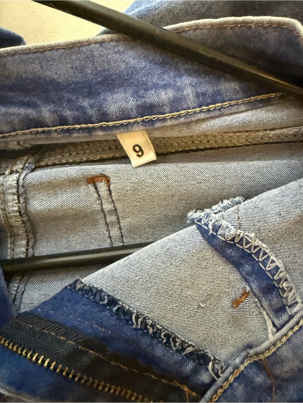 Slim Fit Men's Denim Jeans in Washed Blue